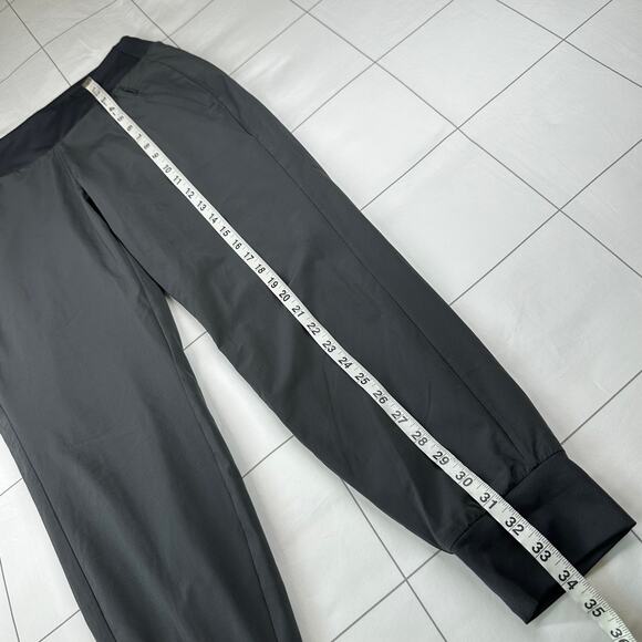Athleta Pants Womens 4 Petite Gray Lined Soho Jogger Travel Minimalist Tapered - Picture 11 of 11